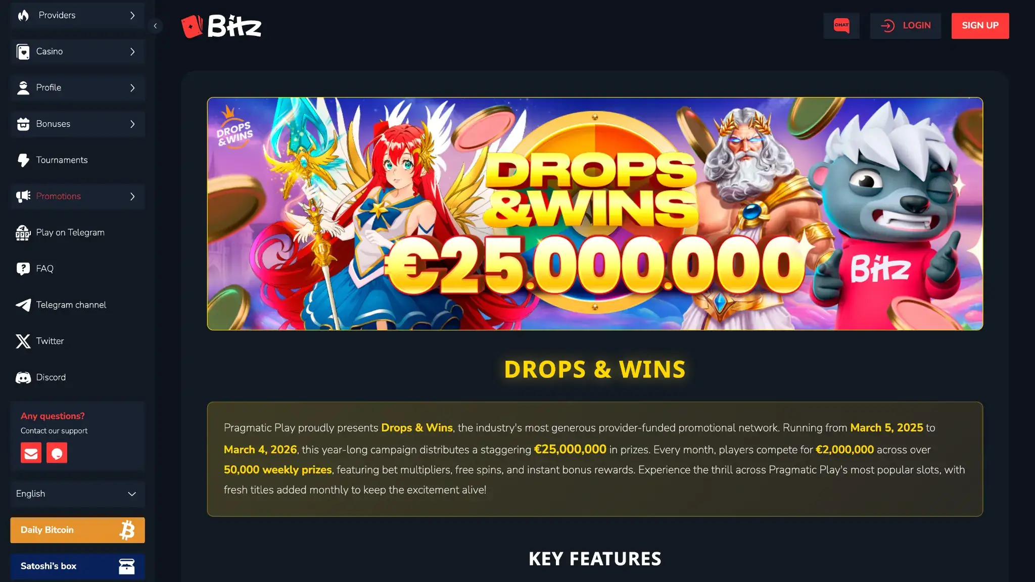 bitz casino bonuses for existing players
