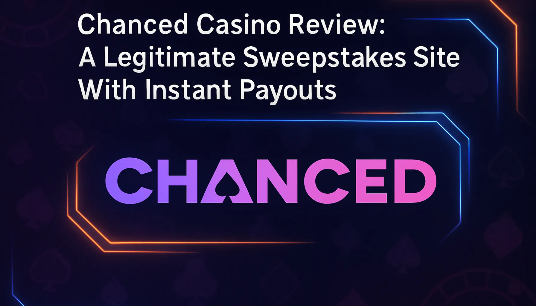 Chanced Casino casino review cover