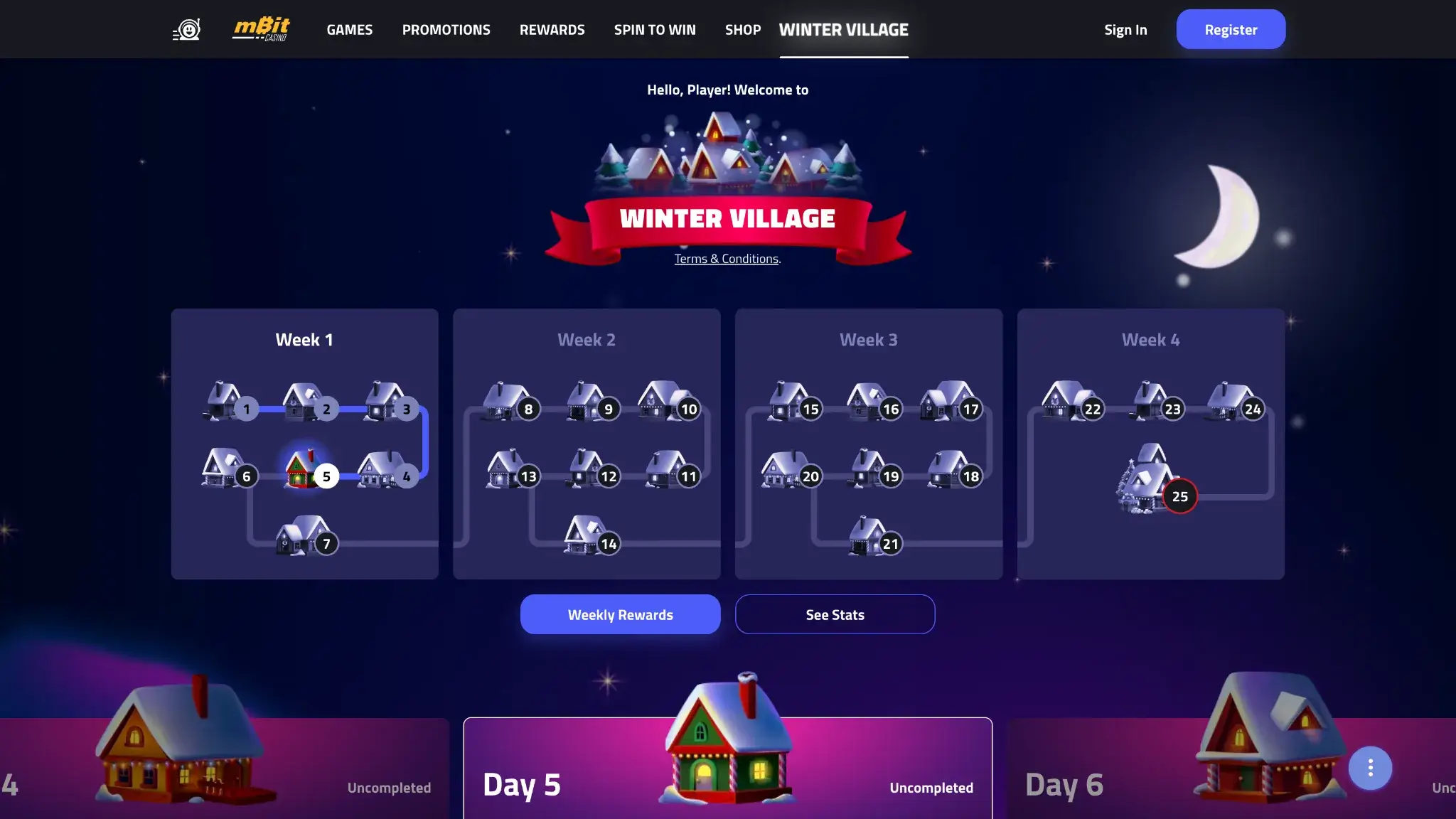mbit casino bonuses for existing players