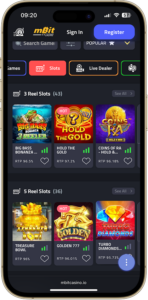 mbit casino screenshots