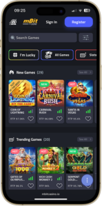 mbit casino screenshots