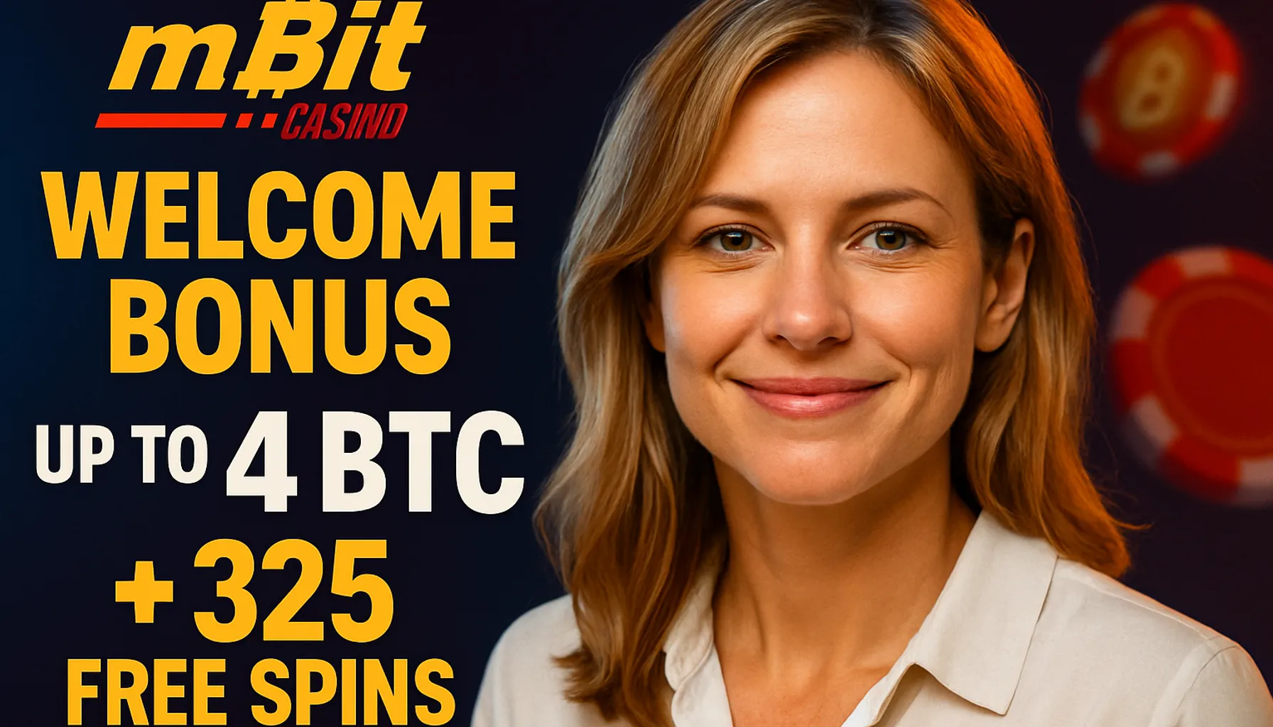 Cover image for mBit Casino Welcome Bonus: Up to 4 BTC + 325 Free Spins
