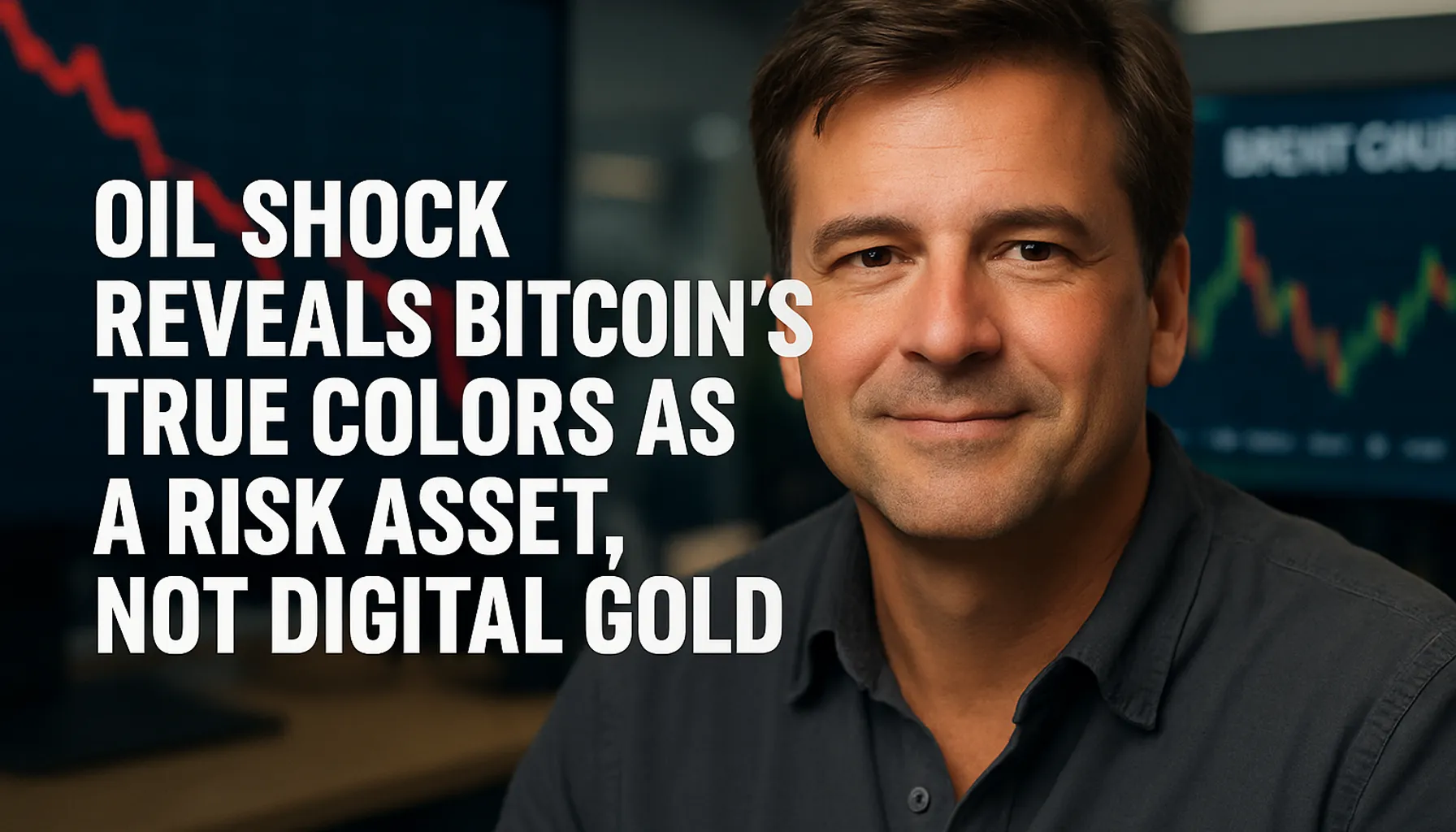 Cover image for Oil Shock Reveals Bitcoin's True Colors as a Risk Asset, Not Digital Gold